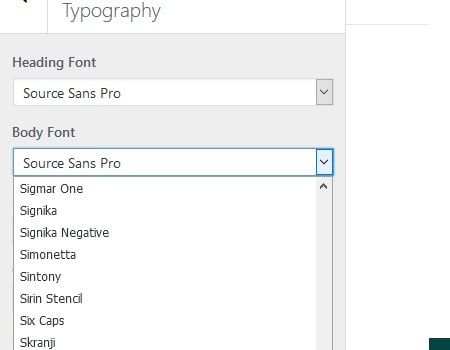 600 google font blogging pro