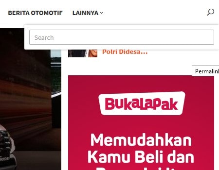 Bloggingpro Fixed scroll top navigation, banner dan sidebar